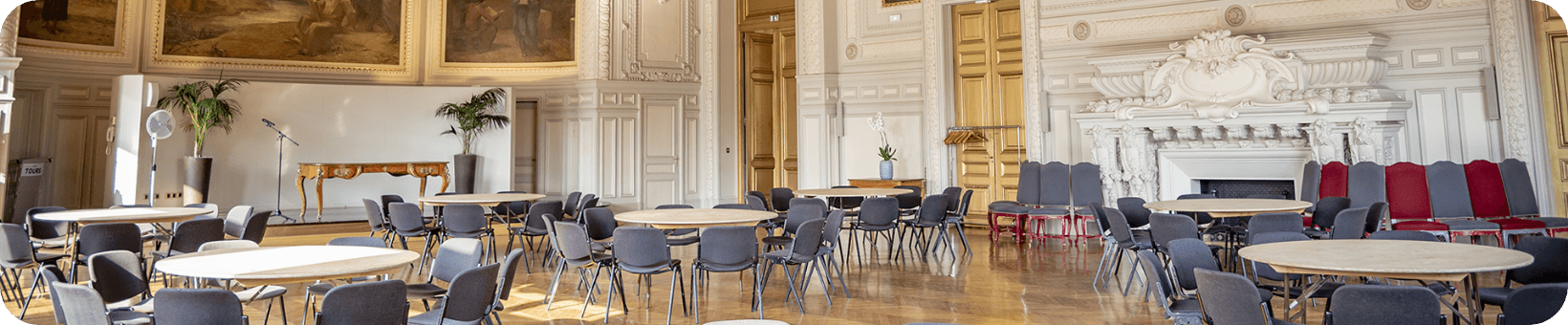 Photo de la salle municipale de la Mairie de Tours